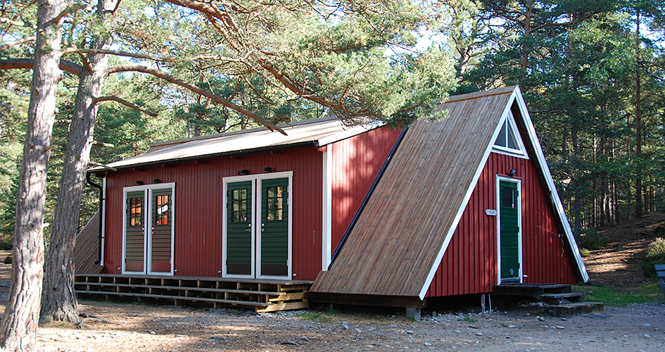 The hut at the camp site at Gotska Sandön National Park.